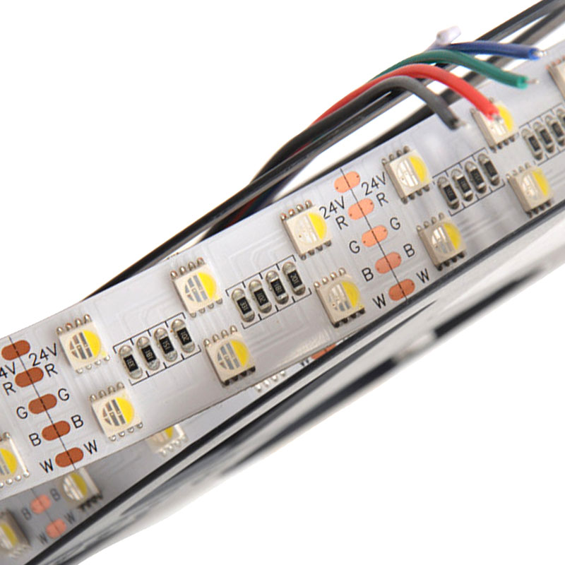 Dual Row Super Bright RGBW 4in1 Flexible LED Strip Lights, DC24V 5050SMD 600LEDs Waterproof Optional LED Tape Lights Dual Row Super Bright RGBW 4in1 Flexible LED Strip Lights, DC24V 5050SMD 600LEDs Waterproof Optional LED Tape Lights